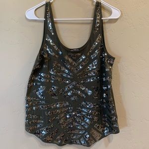 Sequin Express Tank Top